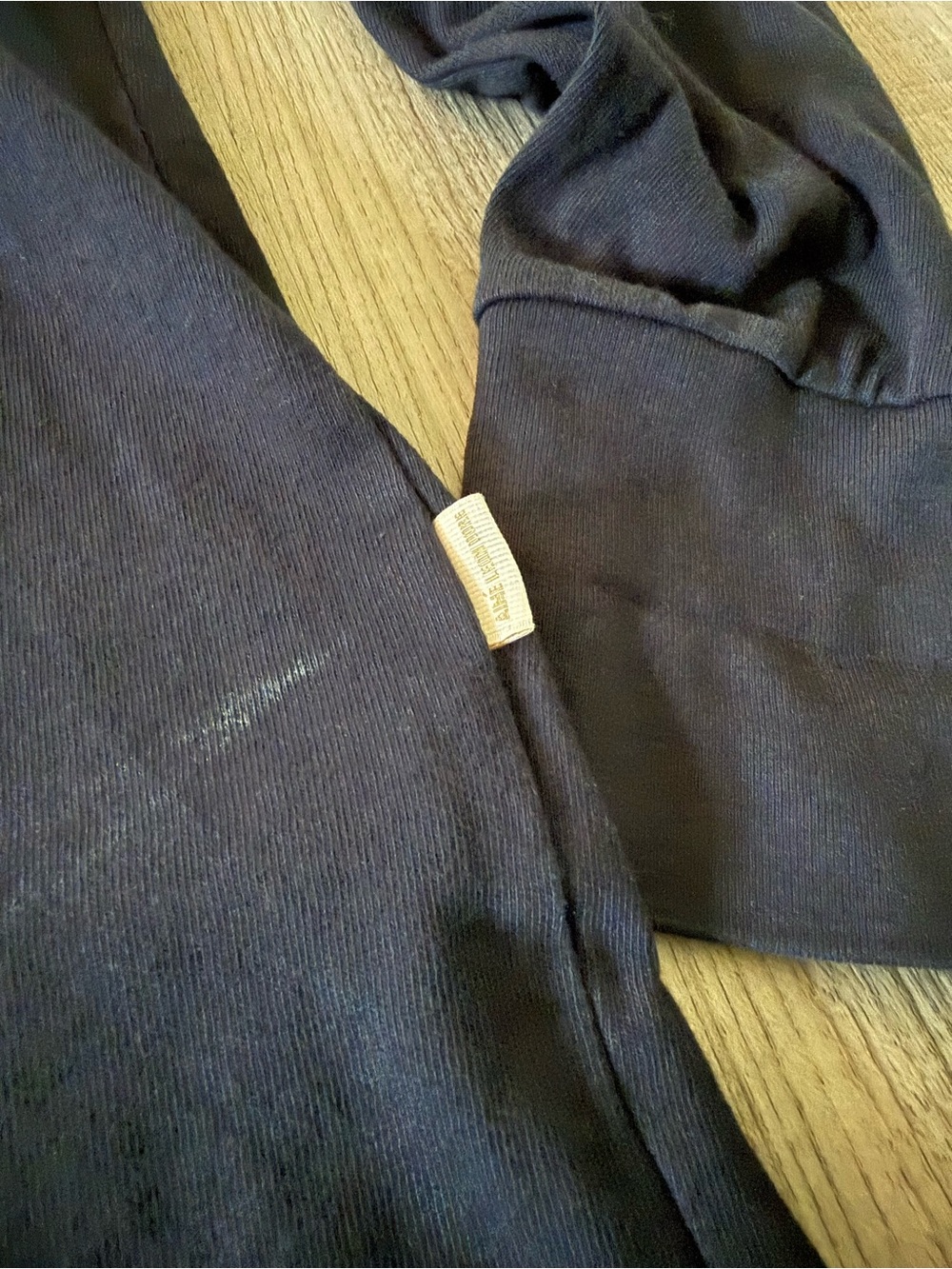 Brand new Aimee Leon Dore Black Minimal Logo Crewneck Longsleeve shirt - Picture 6 of 7